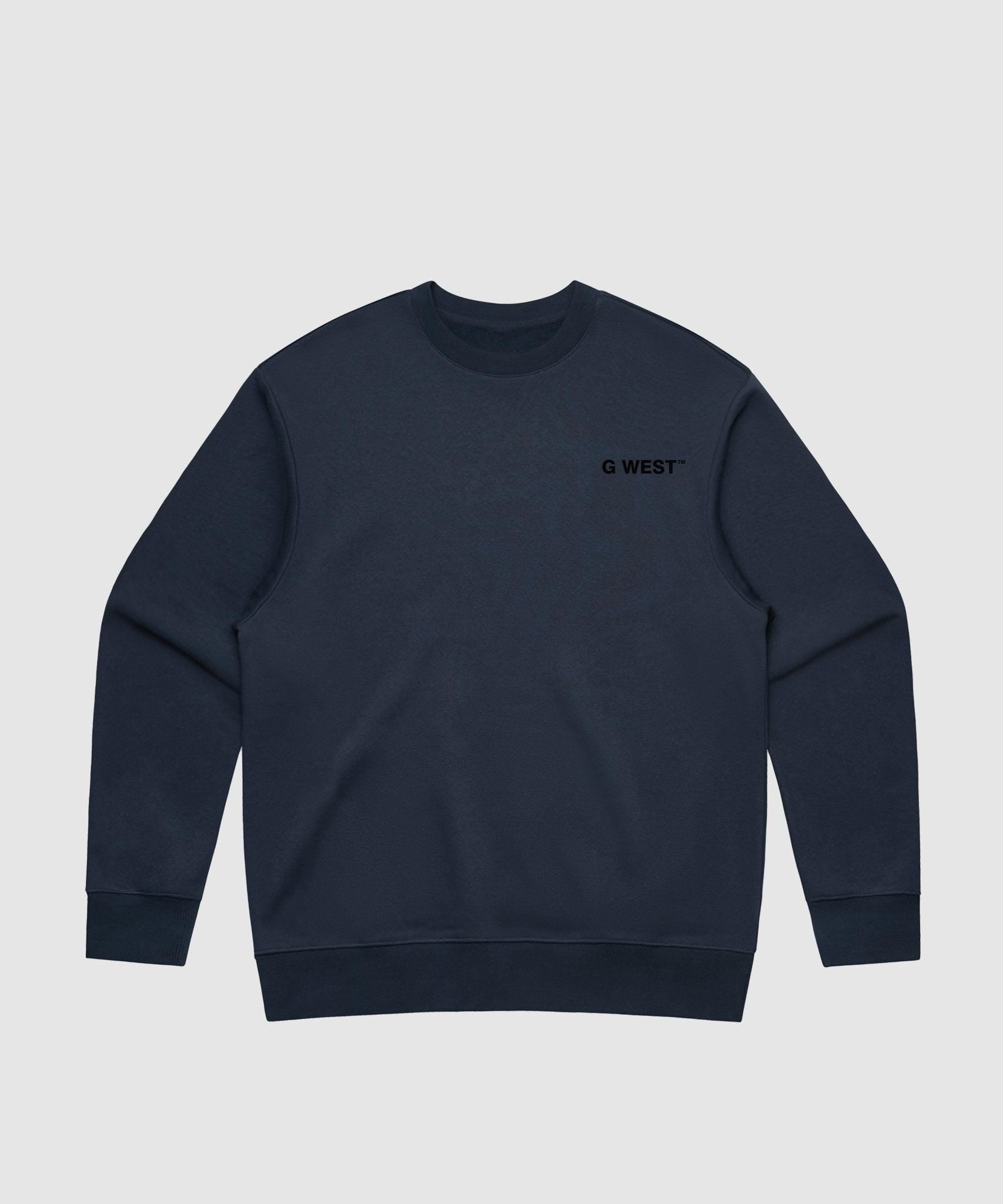 G WEST BLUEBERRY MOHITO HEAVY PREMIUM CREWNECK - 6 COLORS - G West