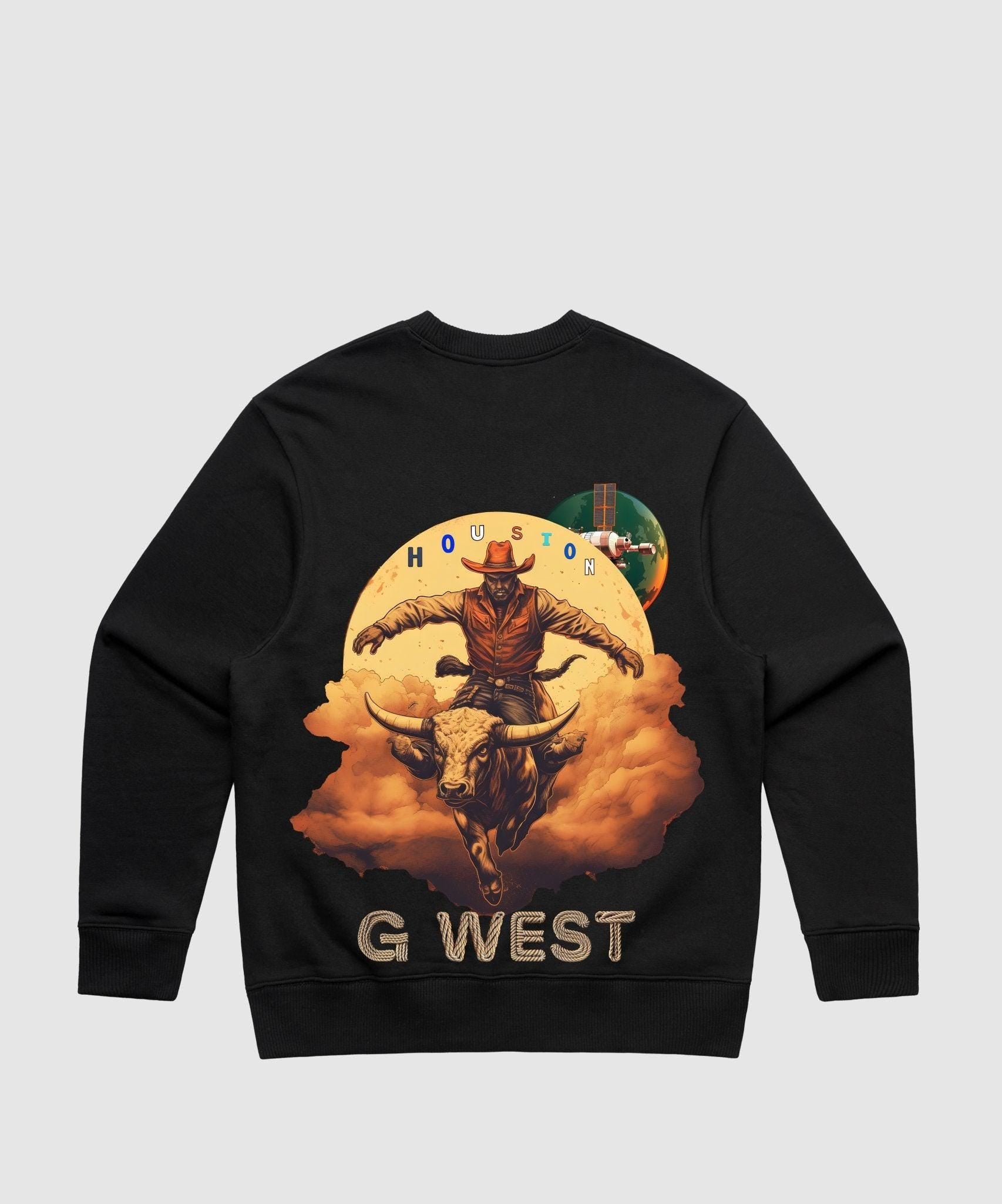 G WEST HOUSTON RODEO HEAVY PREMIUM CREWNECK - 6 COLORS - G West