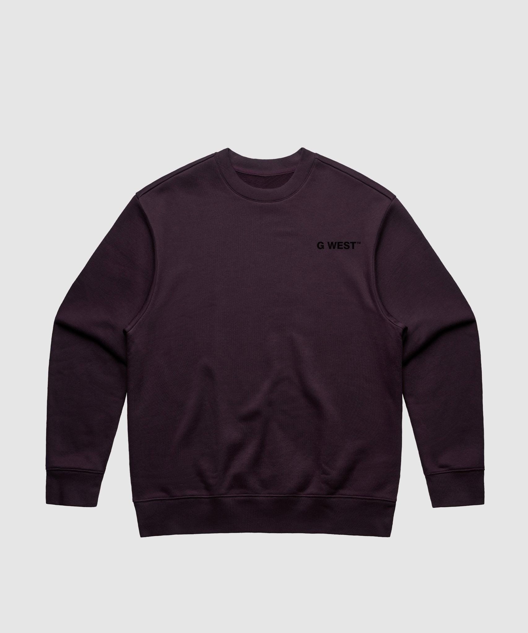 G WEST OWN YO MIND HEAVY PREMIUM CREWNECK - 6 COLORS - G West