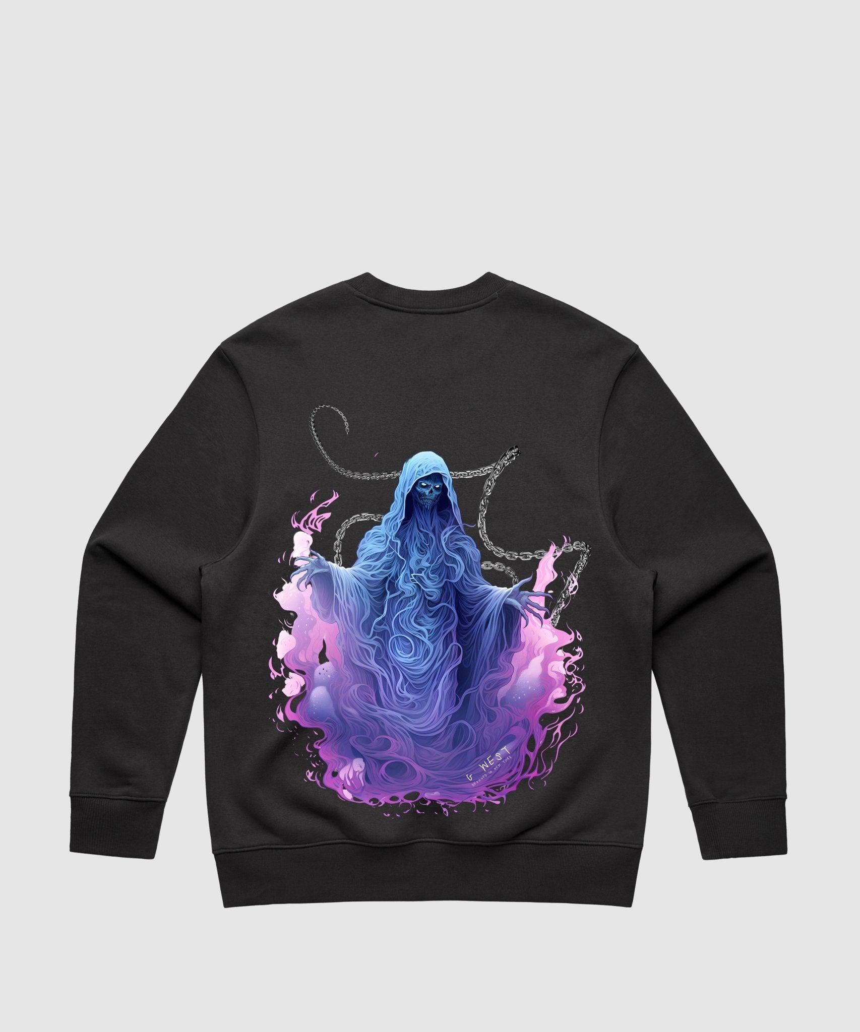 G WEST PURPLE REAPER HEAVY PREMIUM CREWNECK - 6 COLORS - G West