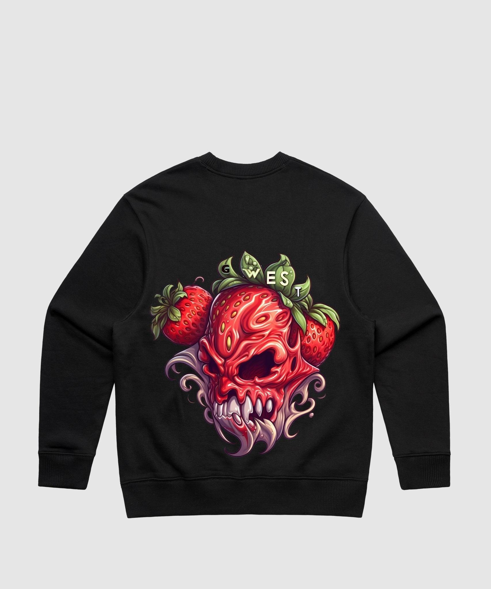 G WEST MUTATED STRAWBERRY HEAVY PREMIUM CREWNECK - 6 COLORS - G West