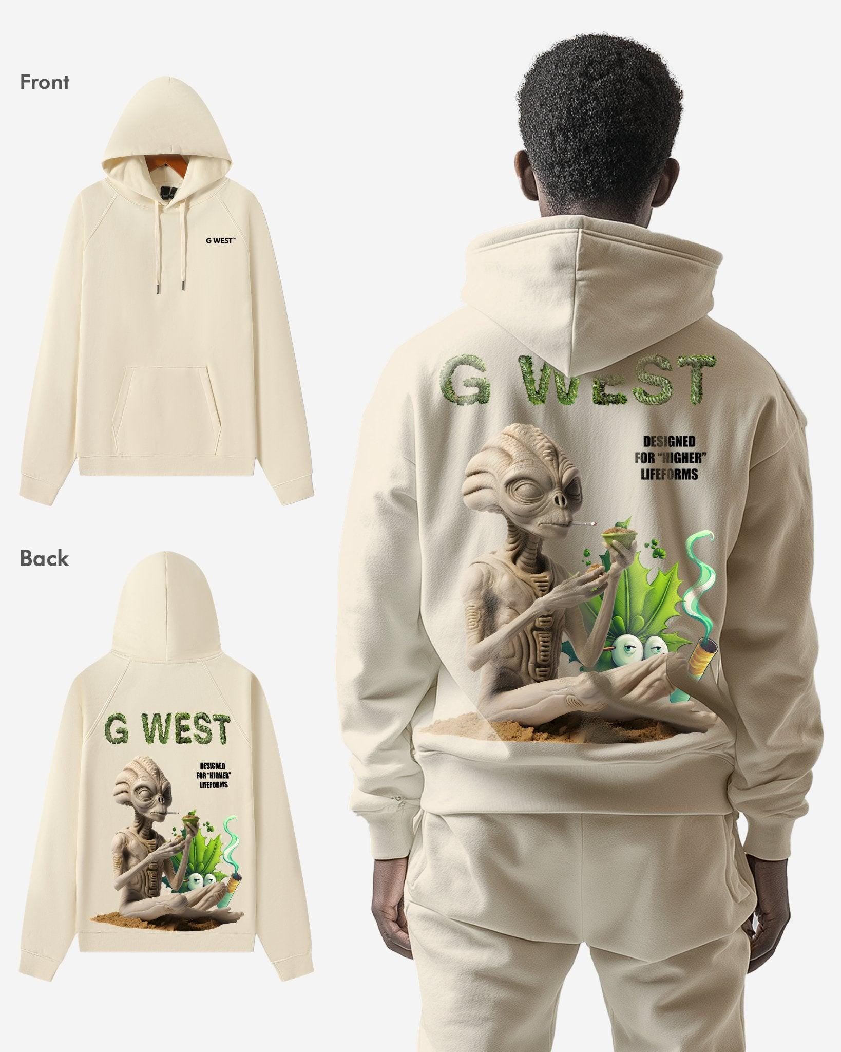 G WEST HIGHER LIFEFORM HEAVY PREMIUM OVERSIZED HOODIE - 6 COLORS - G West