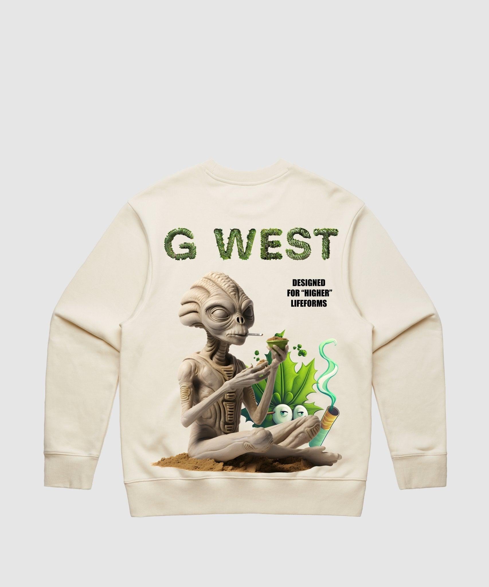 G WEST HIGHER LIFEFROM HEAVY PREMIUM CREWNECK - 6 COLORS - G West