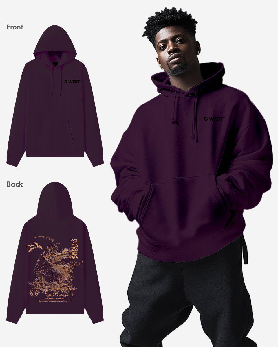 G WEST REAPER WORLD HEAVY PREMIUM OVERSIZE HOODIE - G West