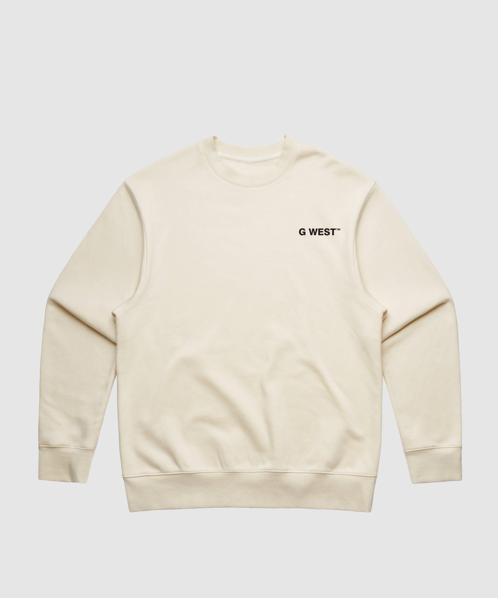 G WEST BUBBLE GUM BABY HEAVY PREMIUM CREWNECK - 6 COLORS - G West