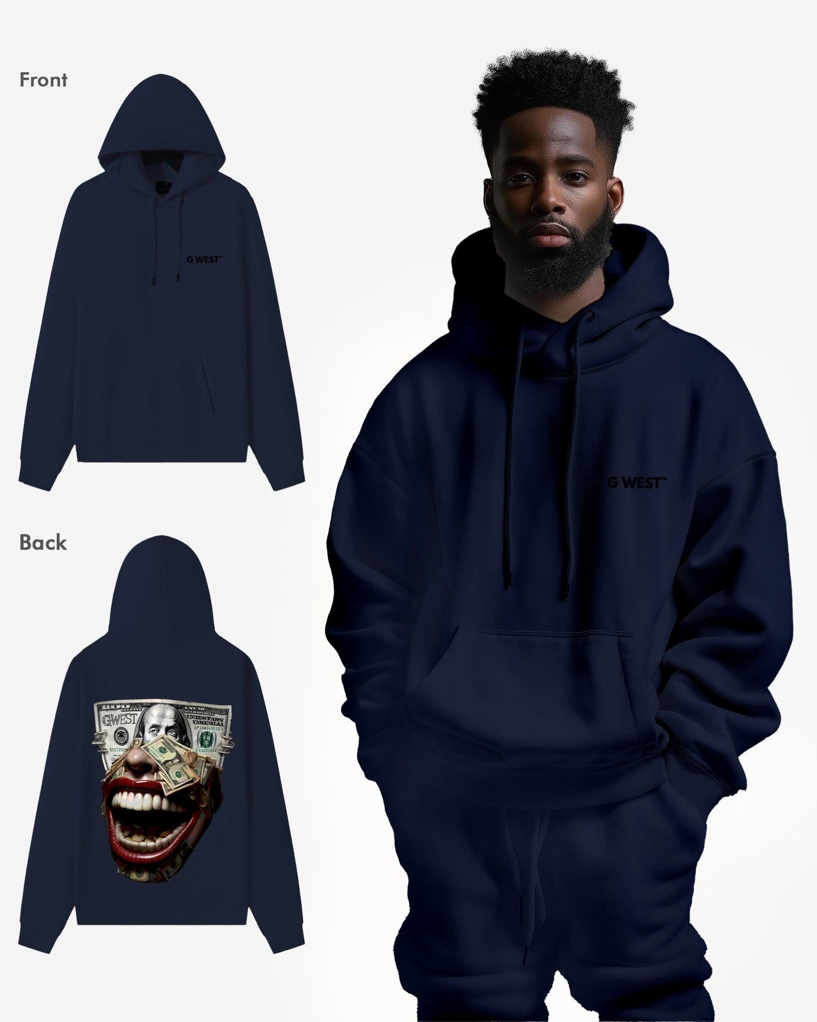 G WEST MONEY MOUTH HEAVY PREMIUM HOODIE - 6 COLORS - G West