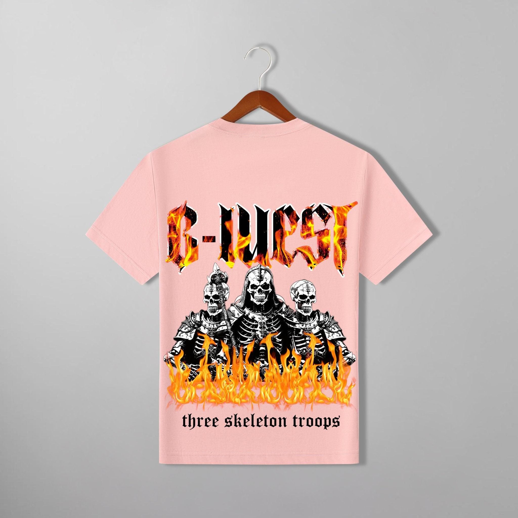 G WEST TRI SKELETON TEE - G West