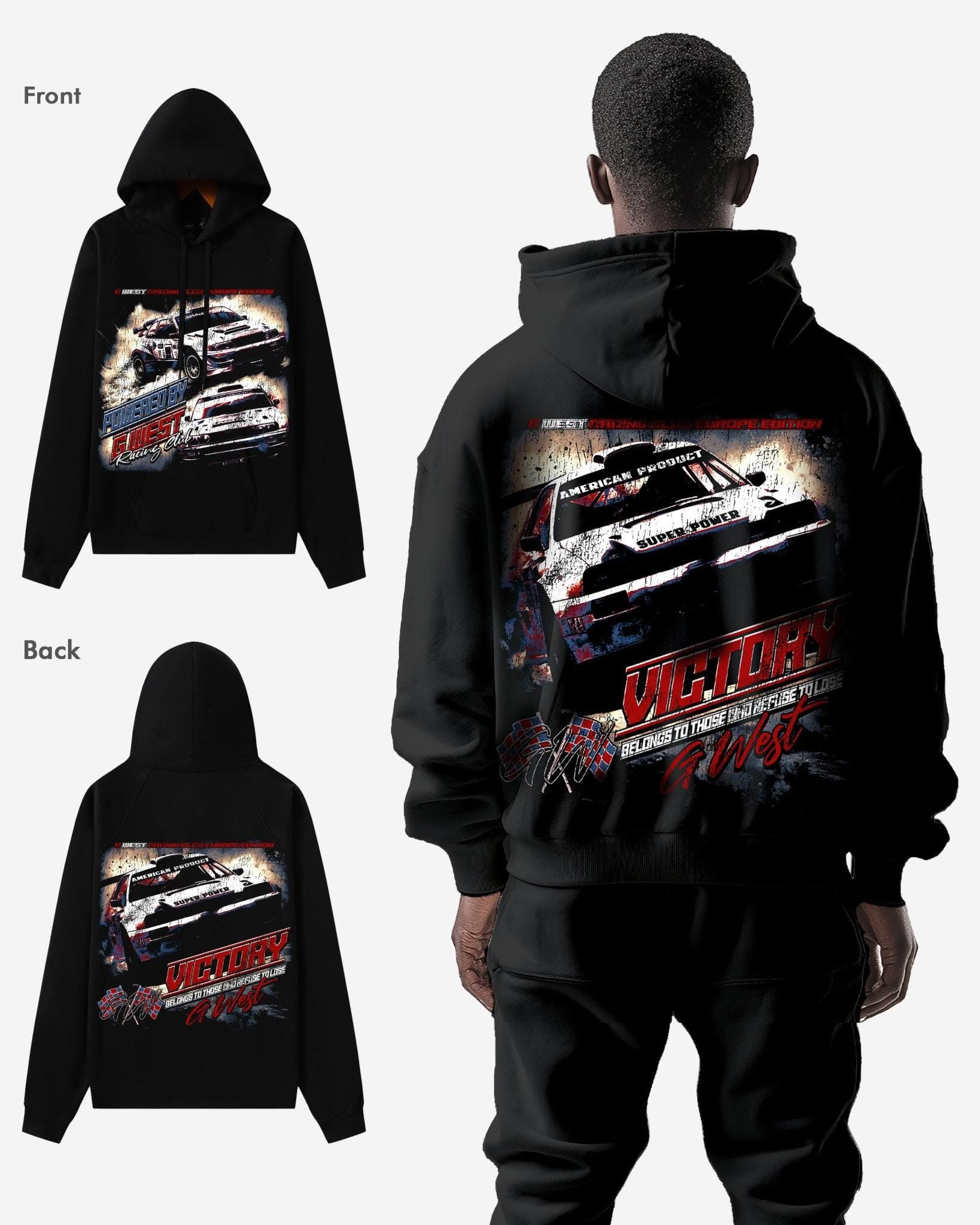 G West Racing Club Double Hit hoodie - G West