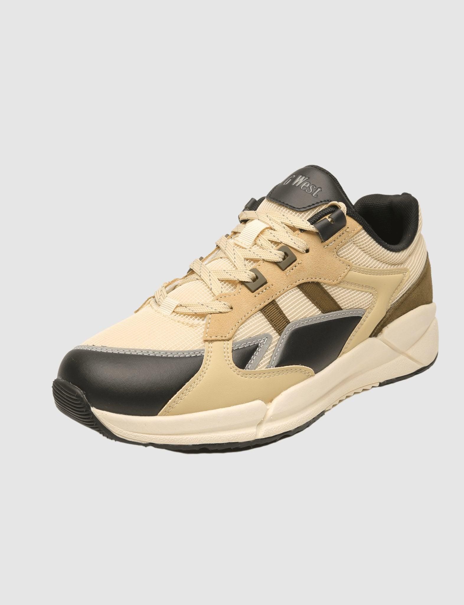 G WEST MENS RUNNING SHOES - GWM20009/BEIGE - G West