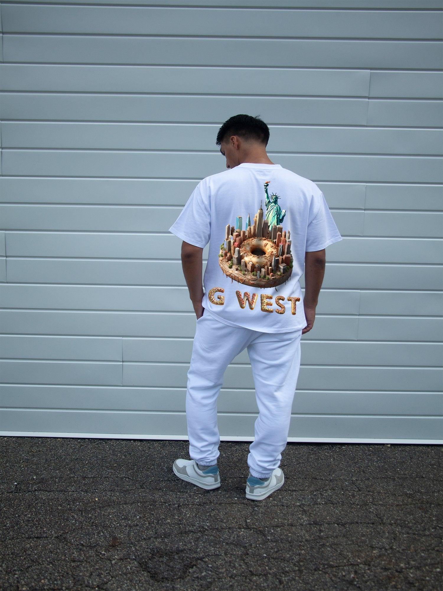 G WEST OVERSIZED NYC DONUT T - SHIRT - 4 COLORS - G West