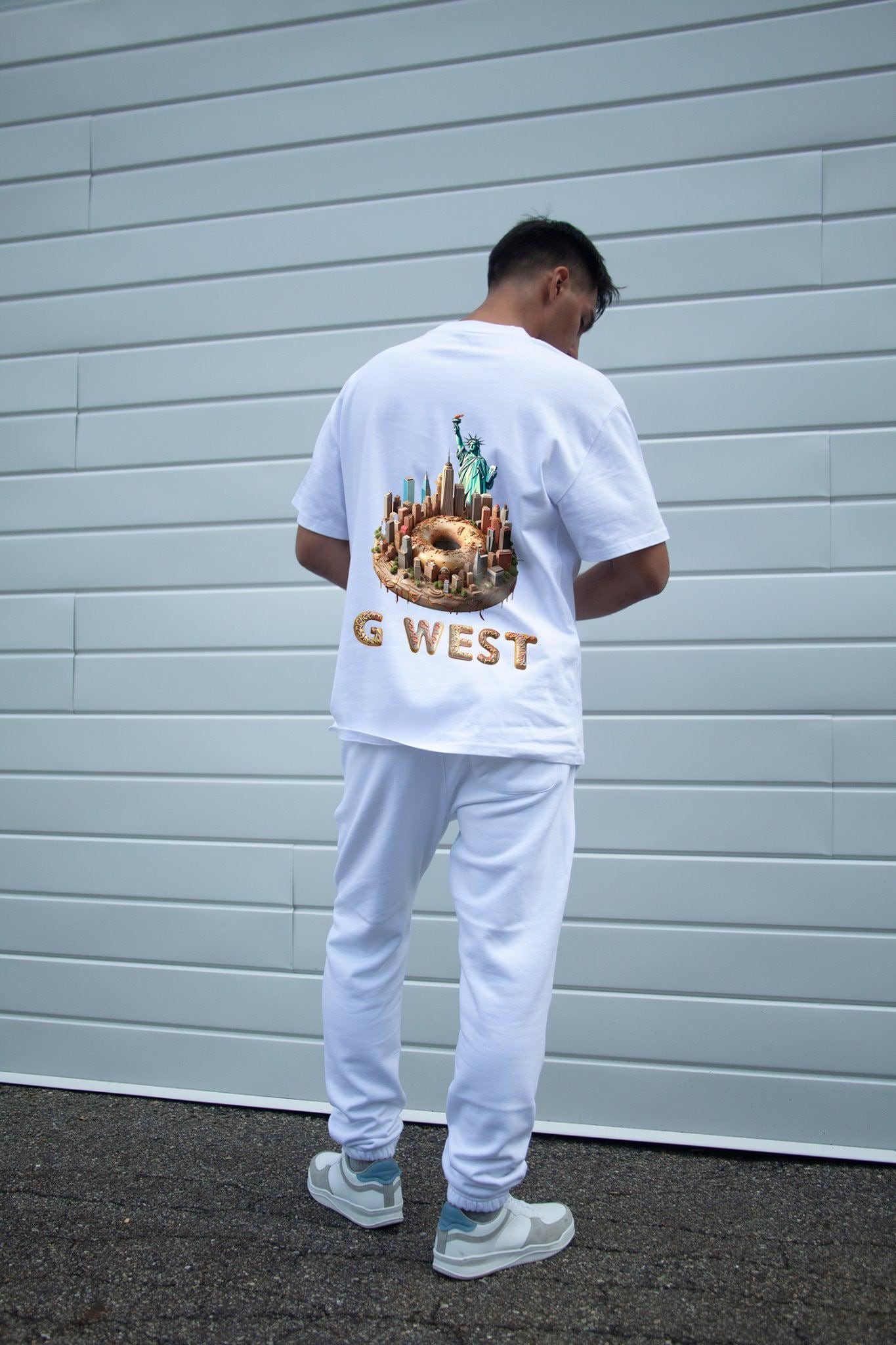 G WEST OVERSIZED NYC DONUT T - SHIRT - 4 COLORS - G West