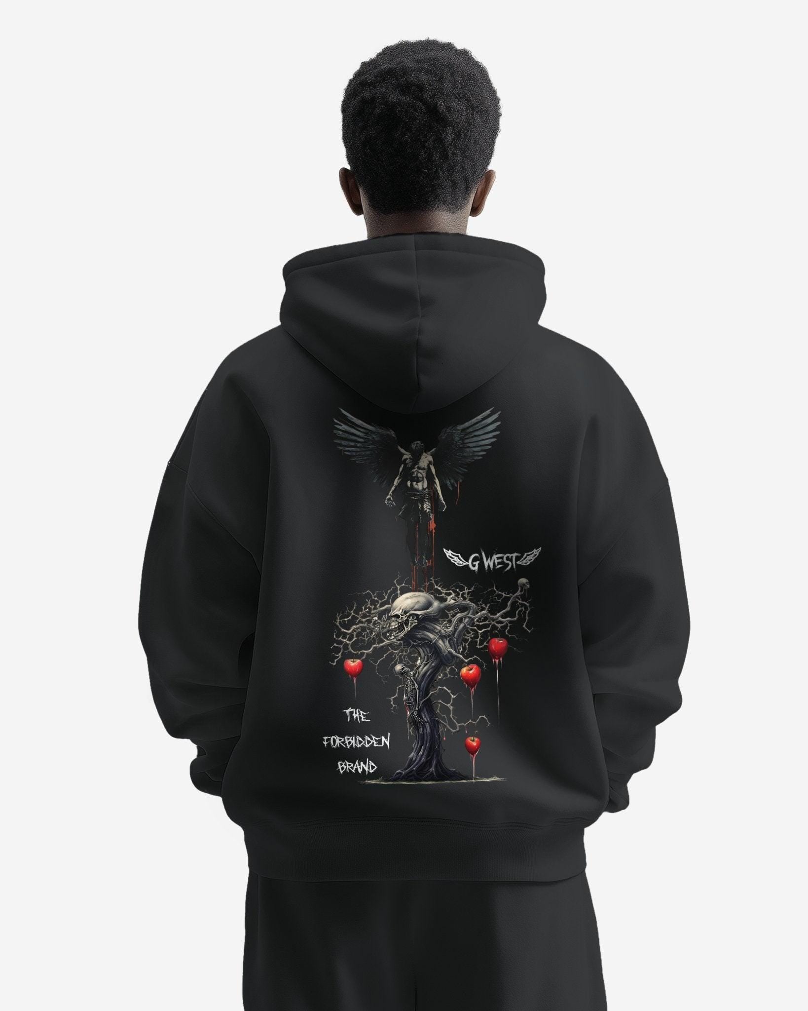 G WEST FORBIDDEN BRAND HEAVY PREMIUM OVERSIZE HOODIE - G West