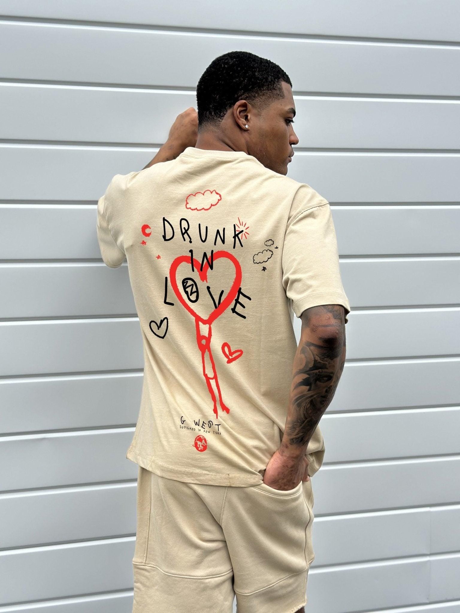 G WEST OVERSIZED DRUNK IN LOVE TEE - G West