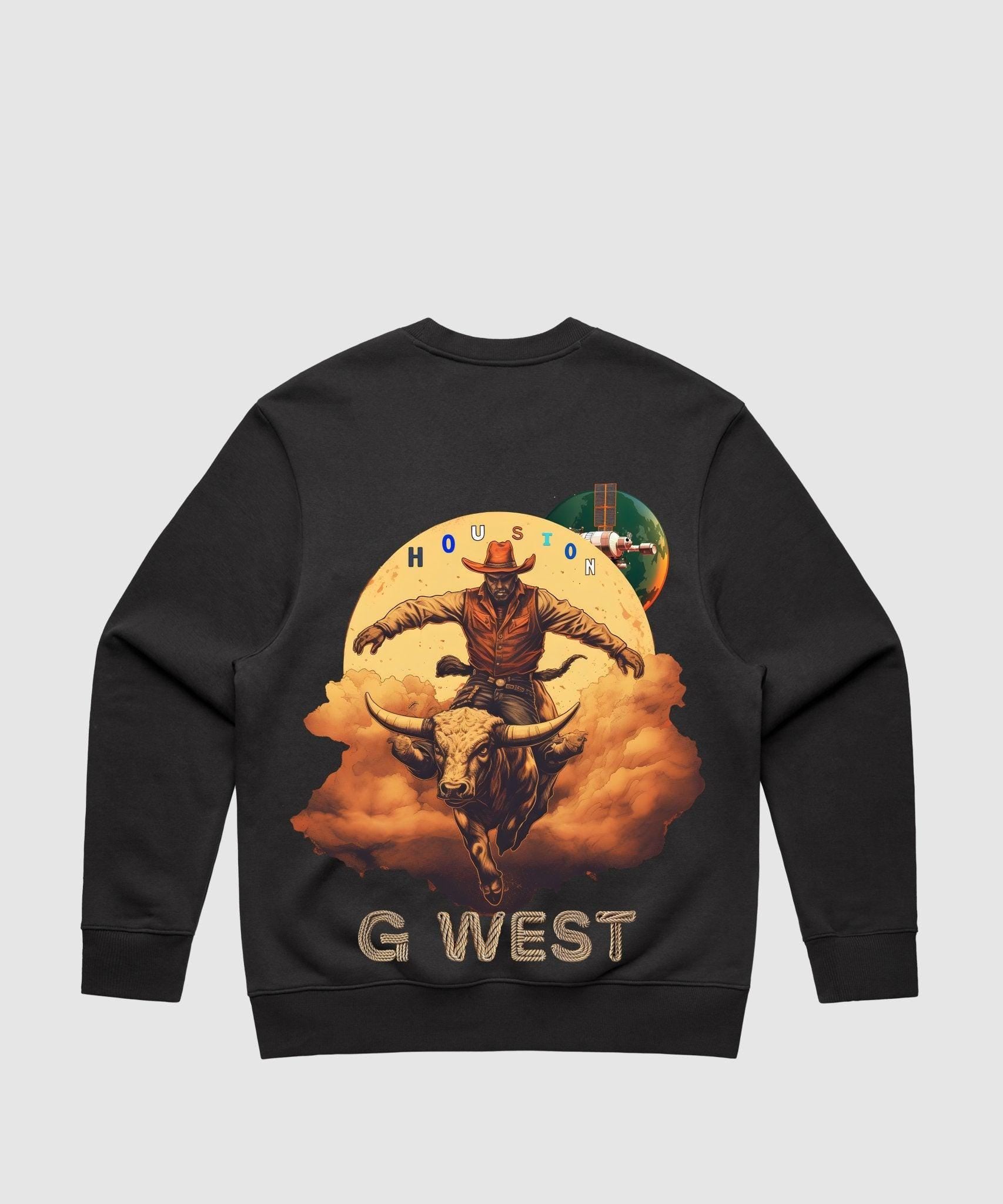 G WEST HOUSTON RODEO HEAVY PREMIUM CREWNECK - 6 COLORS - G West