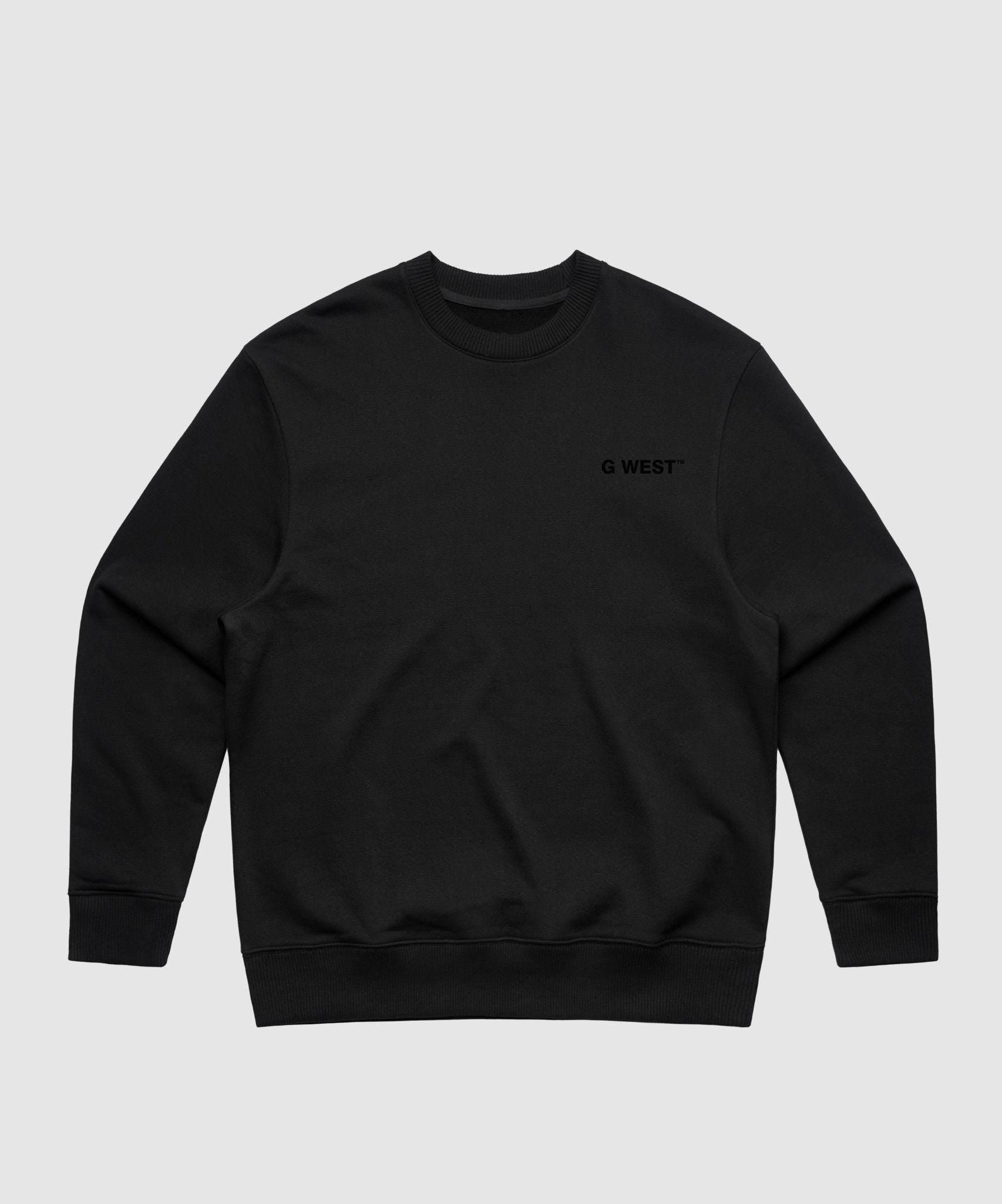 G WEST NEWSPAPER HEAVY PREMIUM CREWNECK - 6 COLORS - G West