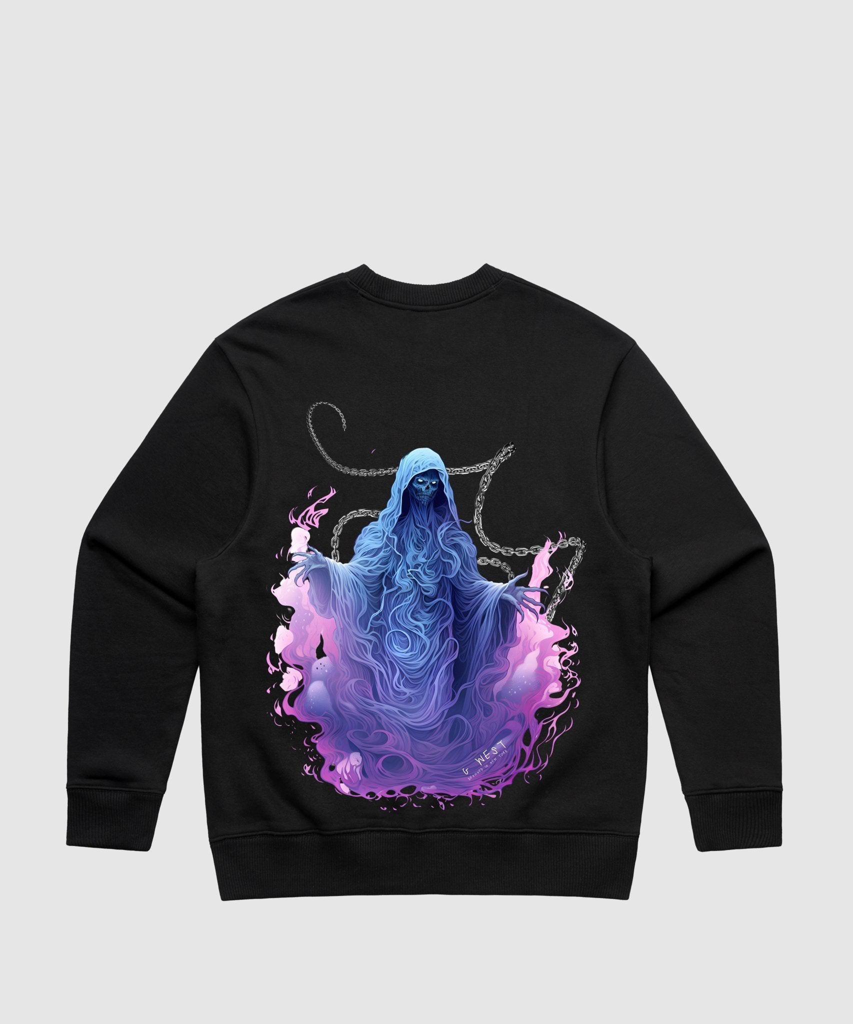 G WEST PURPLE REAPER HEAVY PREMIUM CREWNECK - 6 COLORS - G West