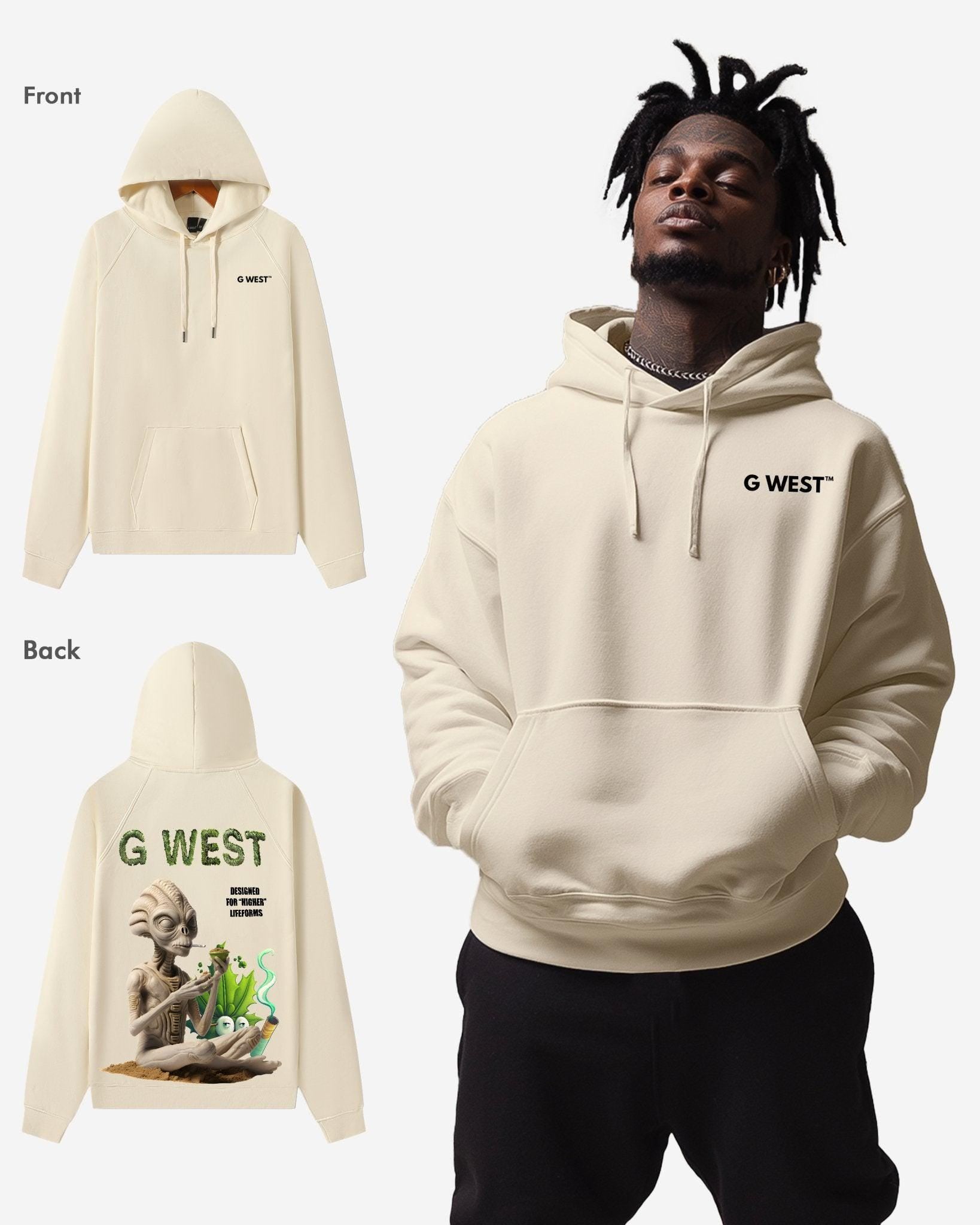 G WEST HIGHER LIFEFORM HEAVY PREMIUM OVERSIZED HOODIE - 6 COLORS - G West