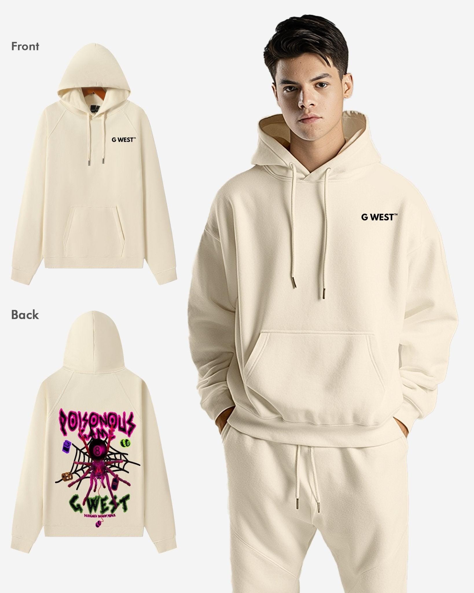 G WEST POISON GAME HEAVY PREMIUM OVERSIZE HOODIE - G West