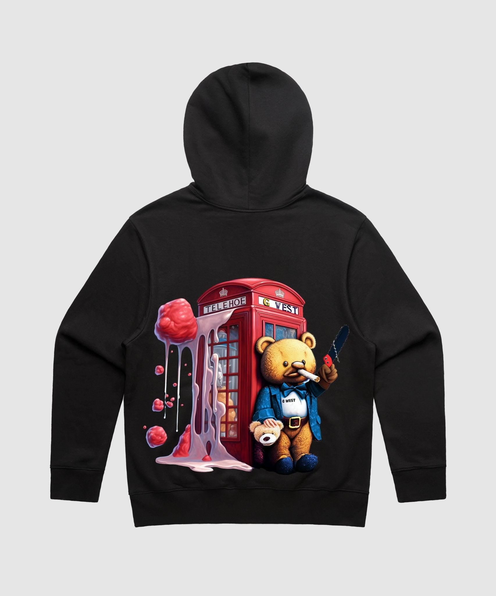 G WEST TEDDY BEAR BOOTH HEAVY PREMIUM HOODIE - 6 COLORS - G West