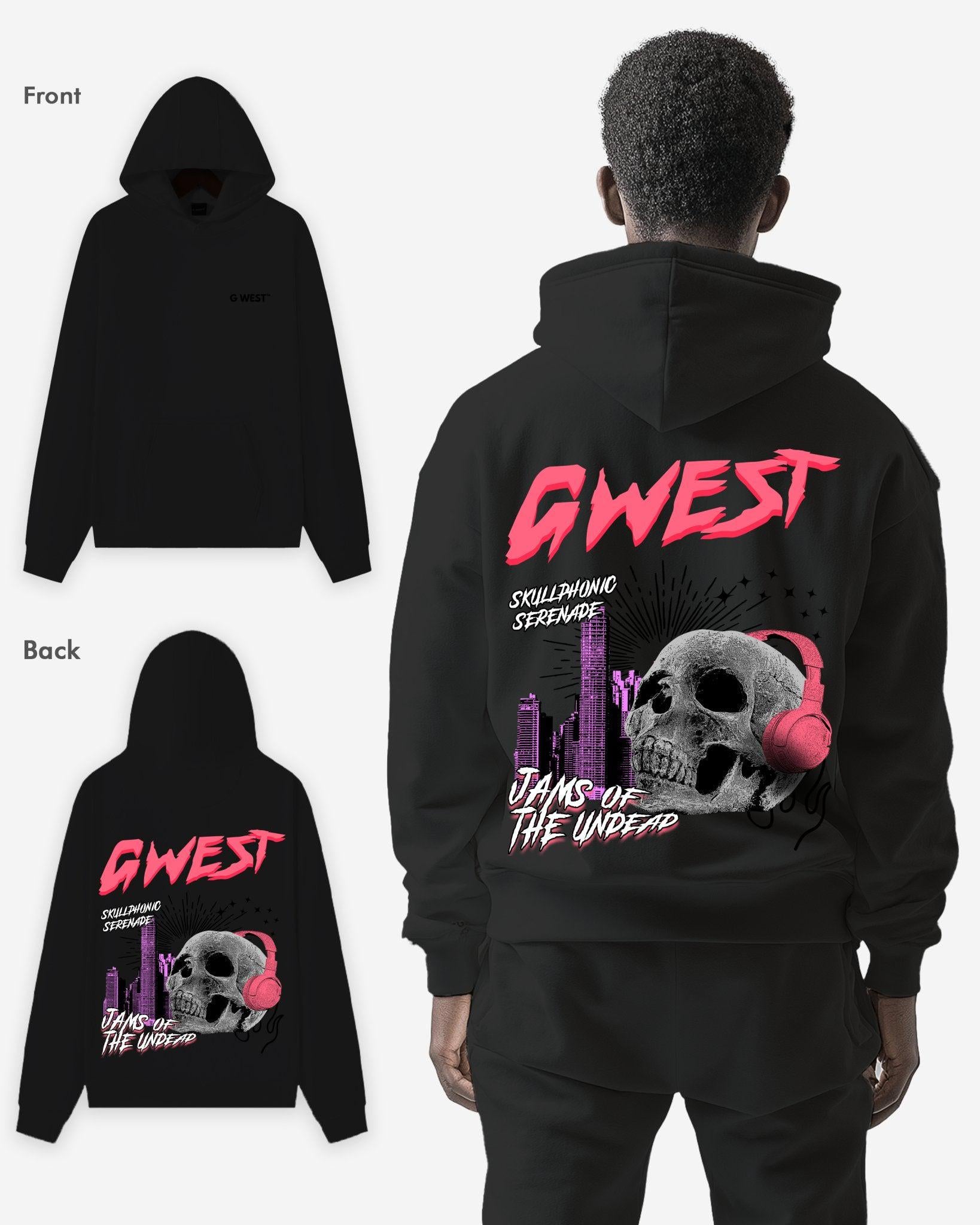 G WEST JAMS OF THE UNDEAD OVERSIZE HOODIE - G West