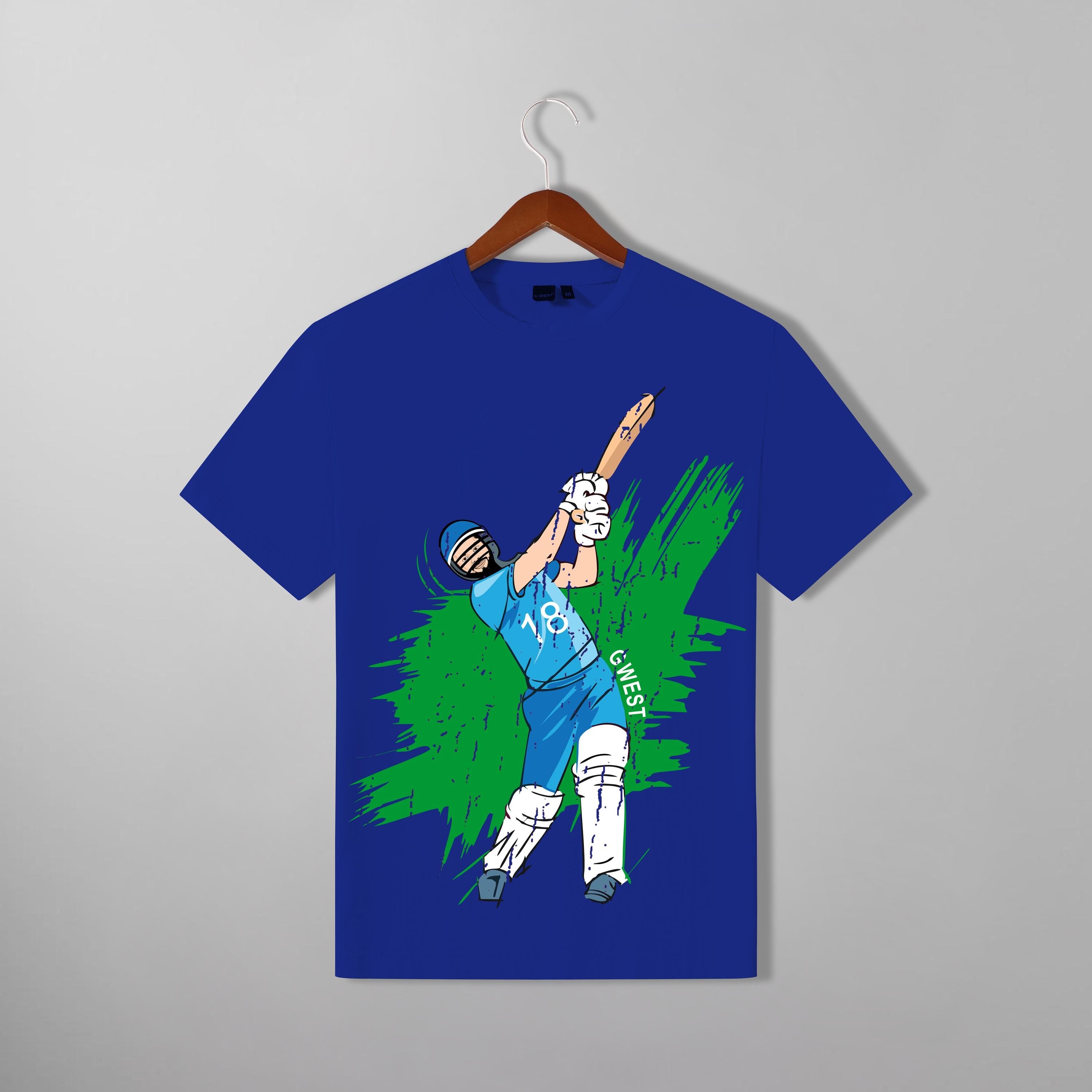 G West Cricket India T-Shirt : GWDTFL2411 - 3 COLORS - G West