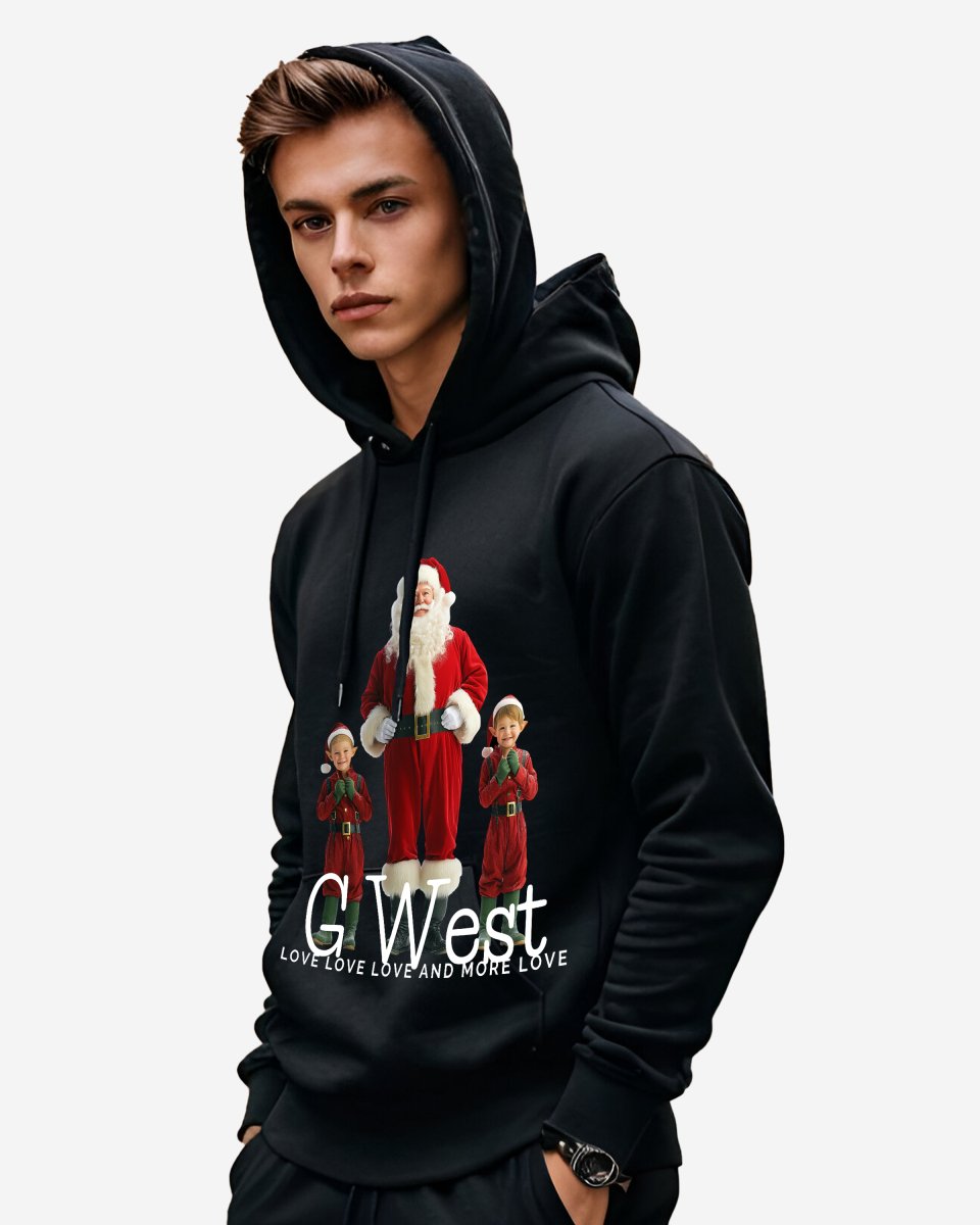 Santa & His Elves Hoodie - G West