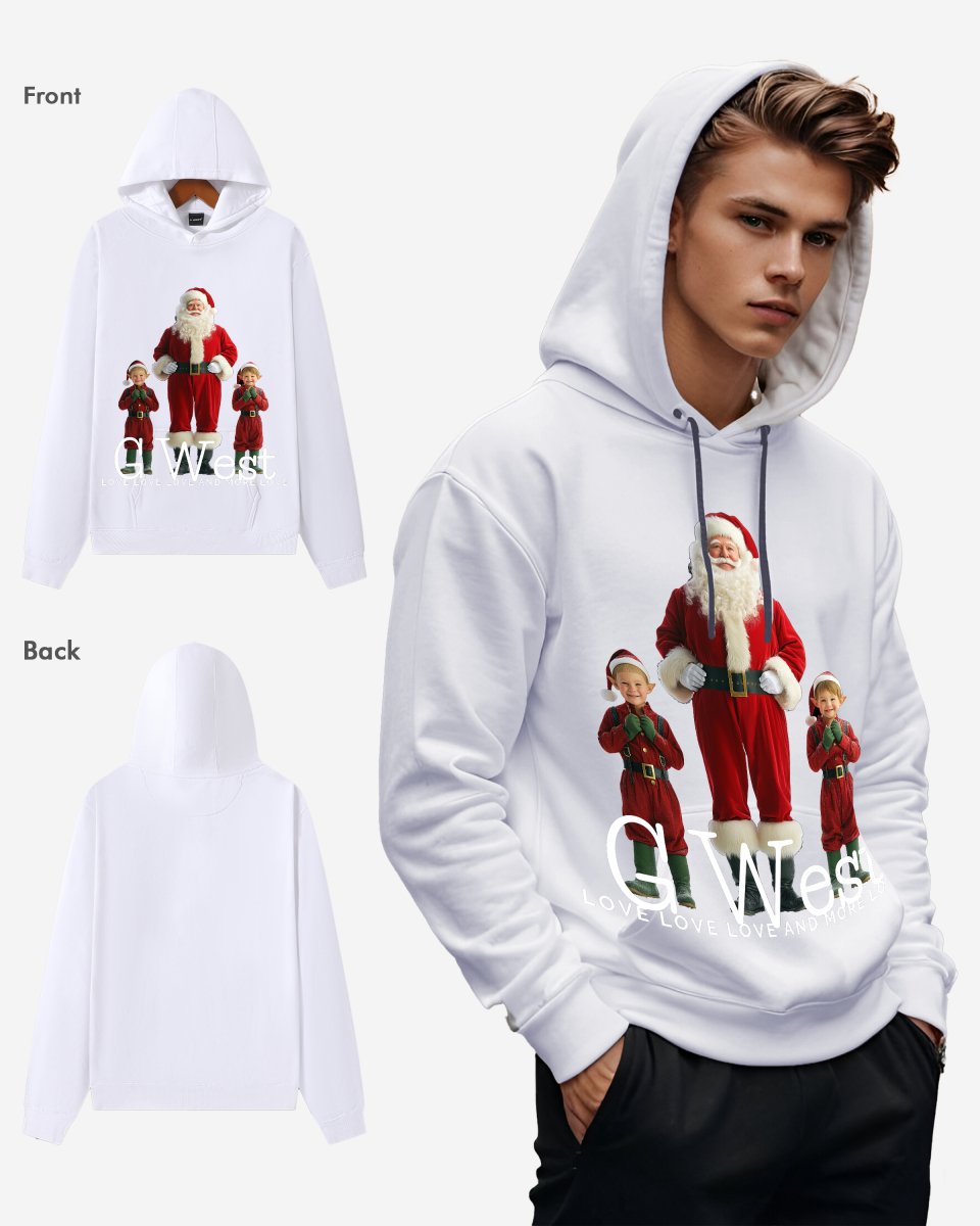 Santa & His Elves Hoodie - G West