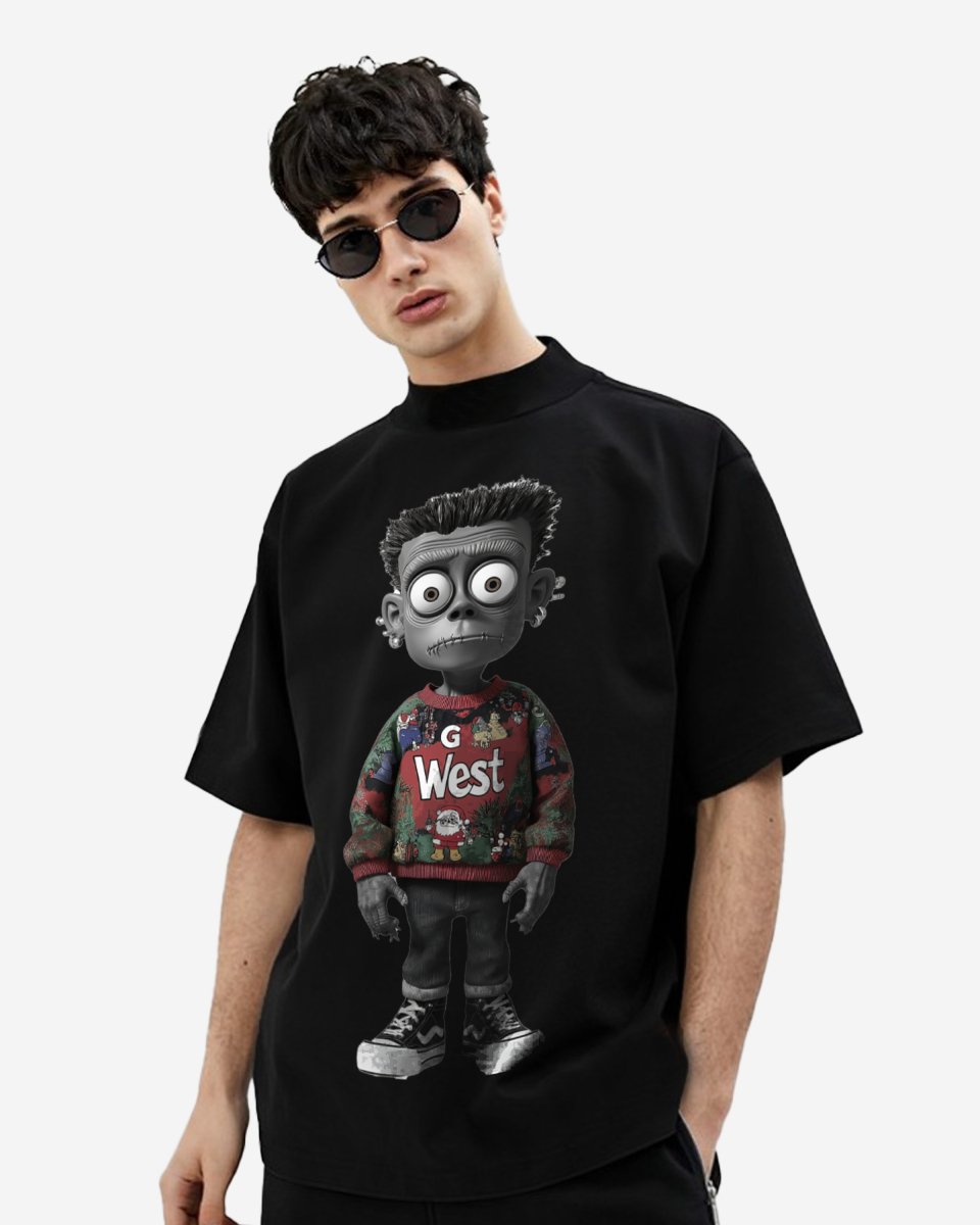 Ugly Xmas Zombie T Shirt - G West