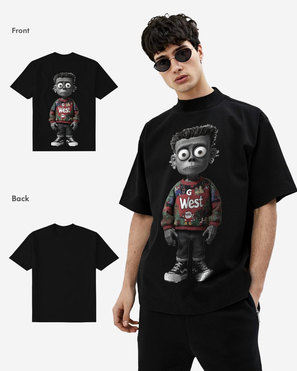 Ugly Xmas Zombie T Shirt - G West